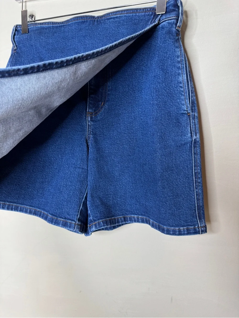 J.McLaughlin Gwendoline Denim Wrap Skort Women’s Size 0 Blue Stretch NWT